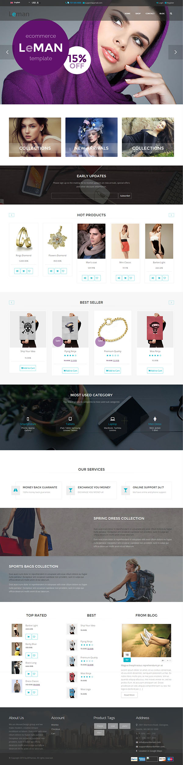 Leman – Responsive E-Commerce WordPress Theme