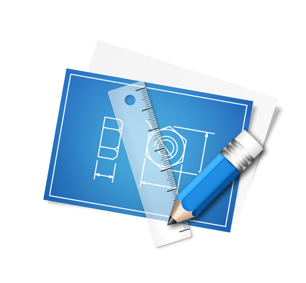 Blueprint Free PSD Icon