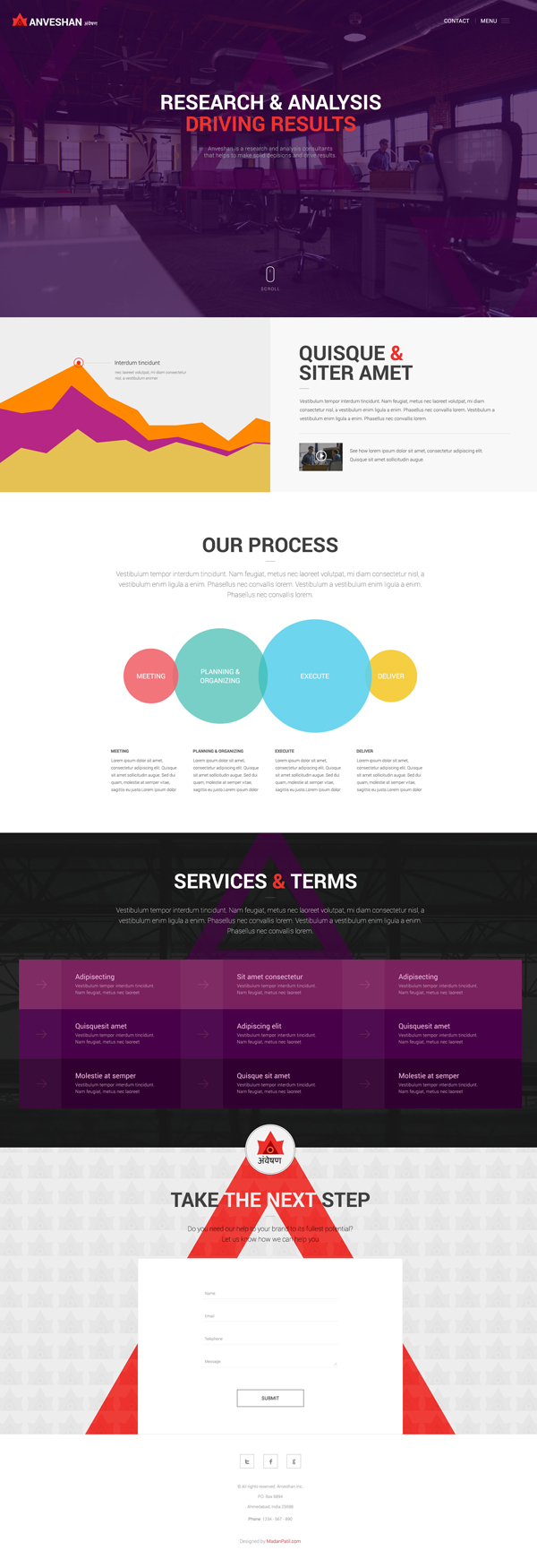 Free PSD Website Template