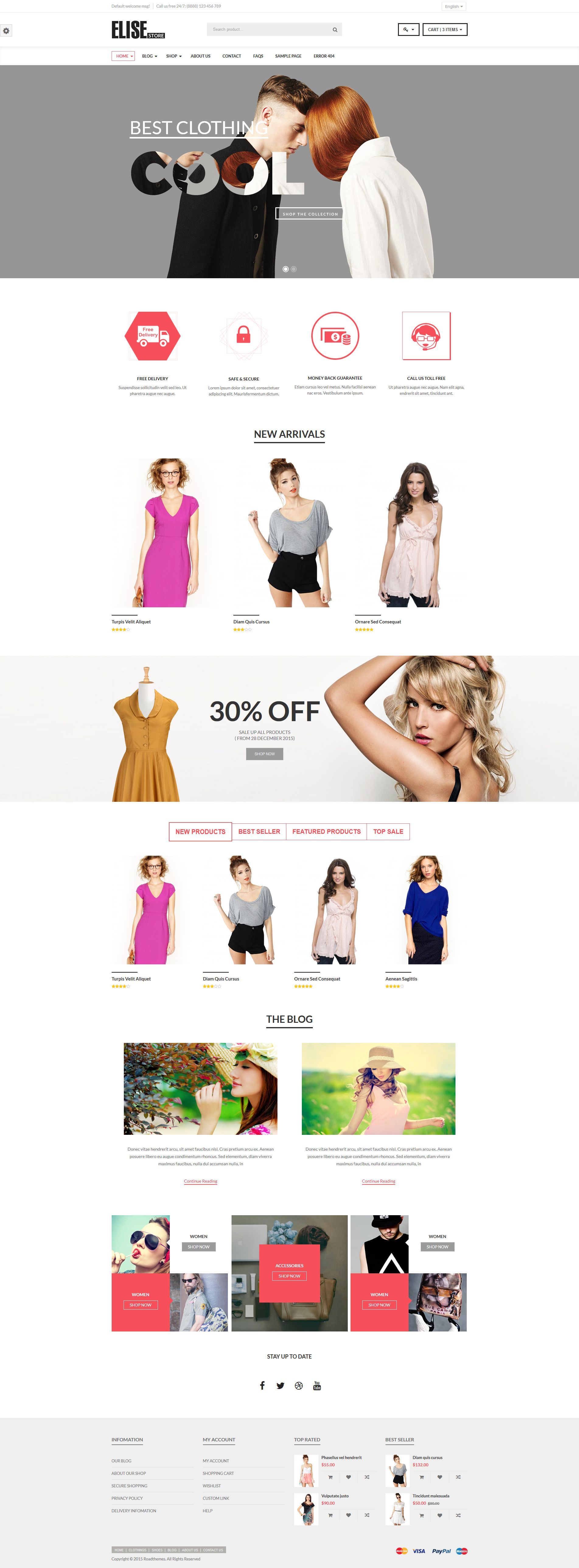 Elise - Fashion WooCommerce WordPress Theme