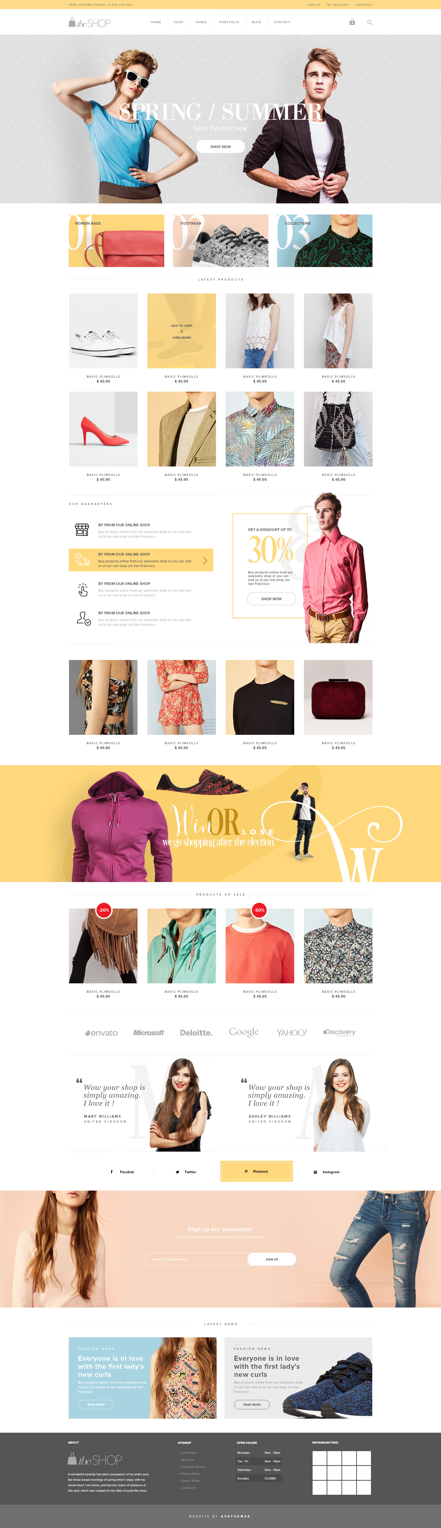 theShop - Retina Responsive WordPress Shop Theme