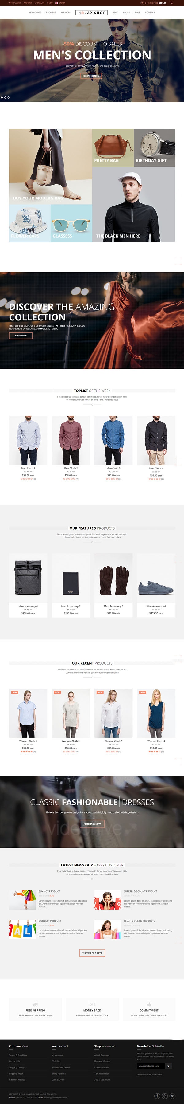 Holax - Multipurpose HTML eCommerce Template