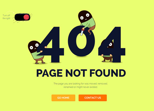 Creative 404 Error Page Designs