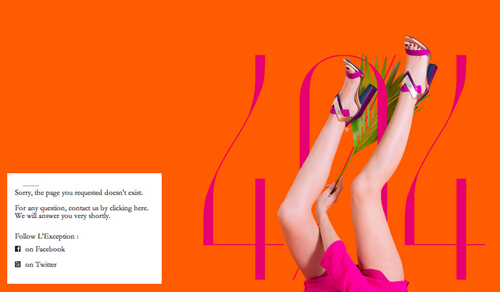 Creative 404 Error Page Designs