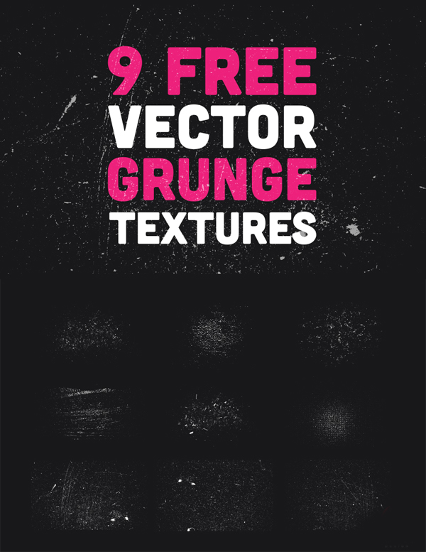 9 Free Vector Grunge Textures