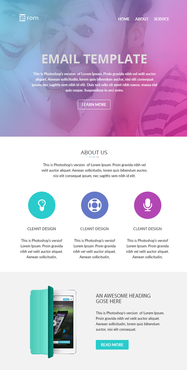 PROMO E-Newsletter PSD Template