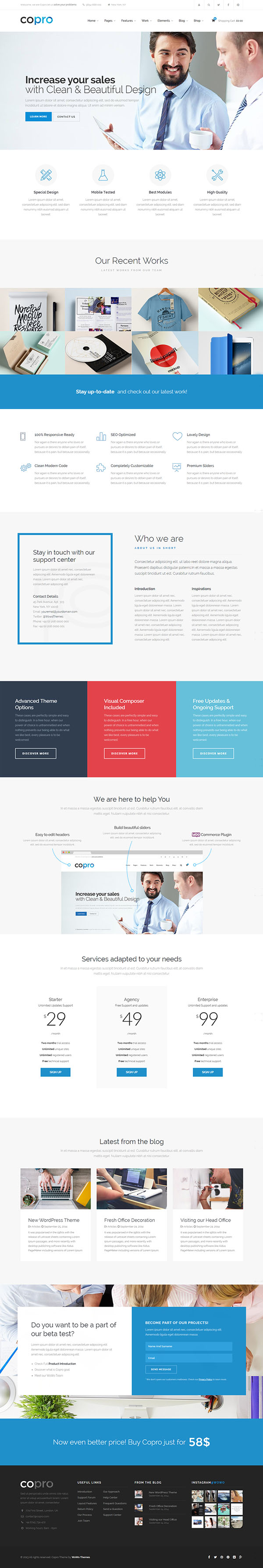 CoPro – Responsive Multipurpose WordPress Theme