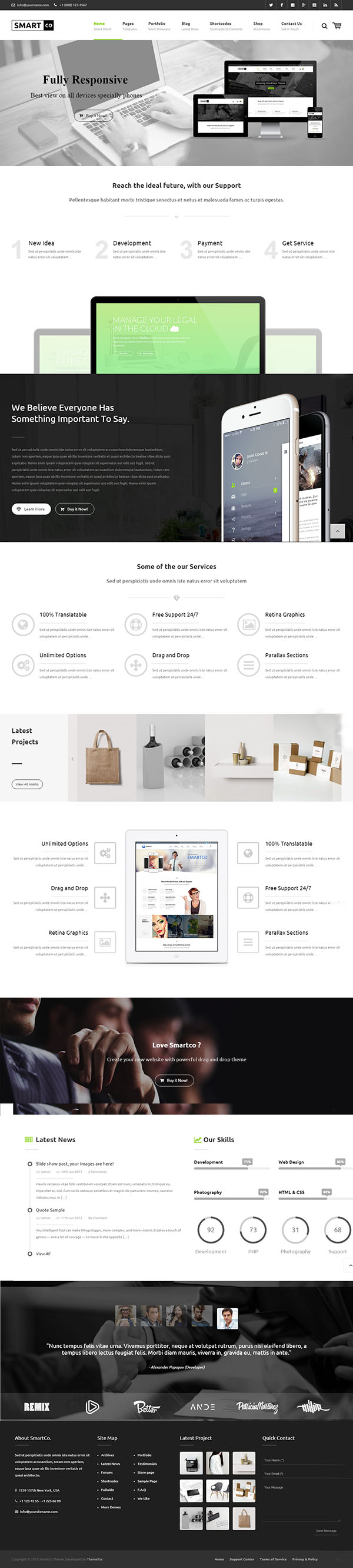 SmartCo – Business Friendly Multi-purpose WP Theme