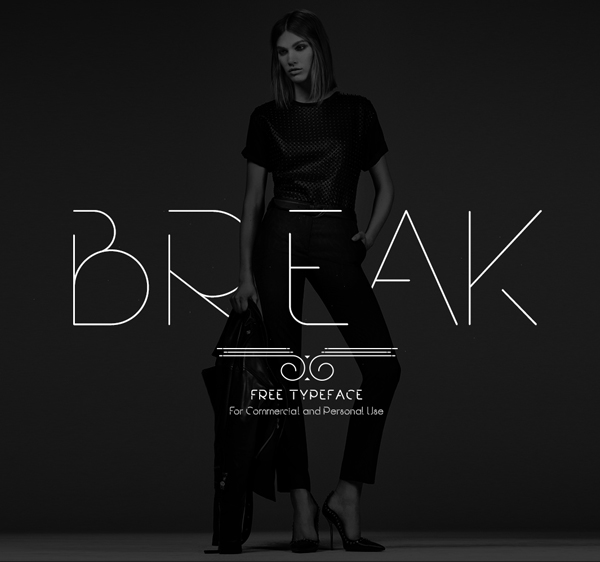 Break free font