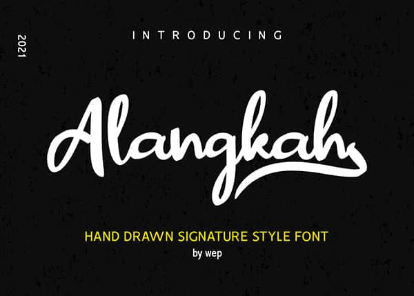 Alangkah Free Font