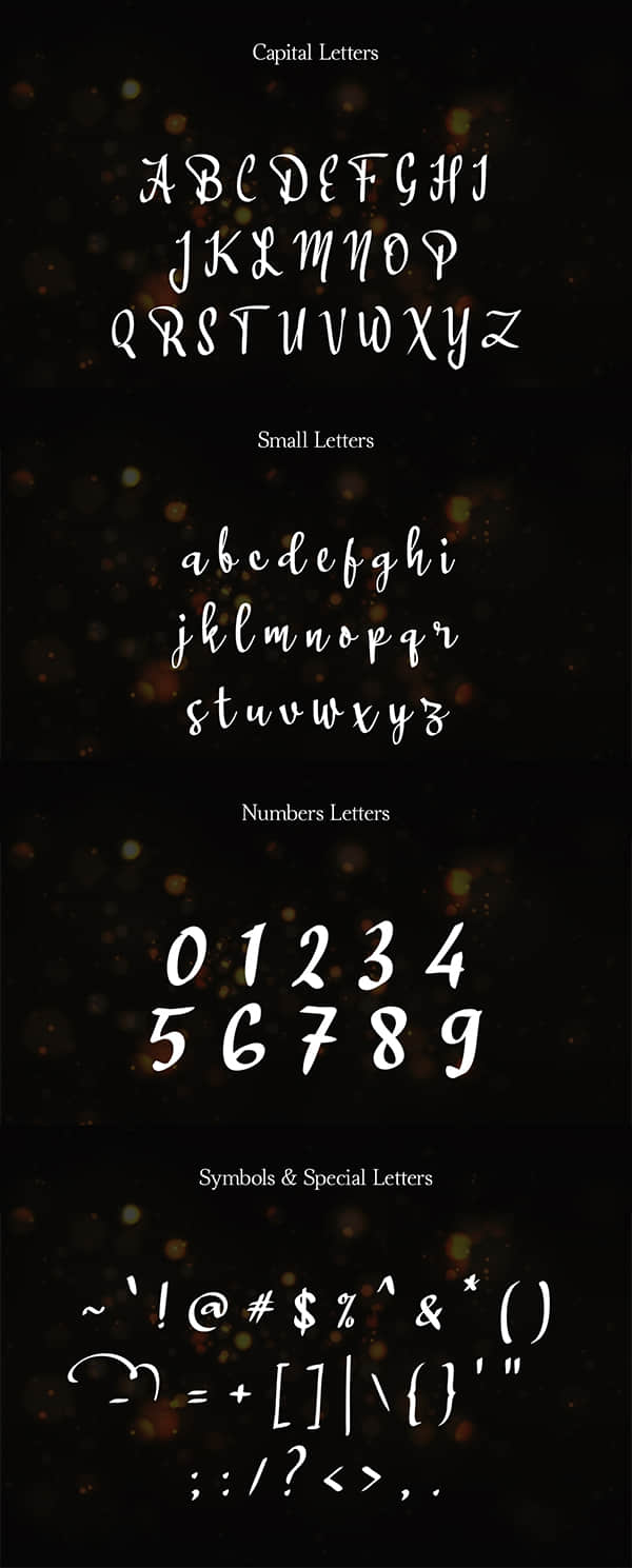 Awanipun Font Letters