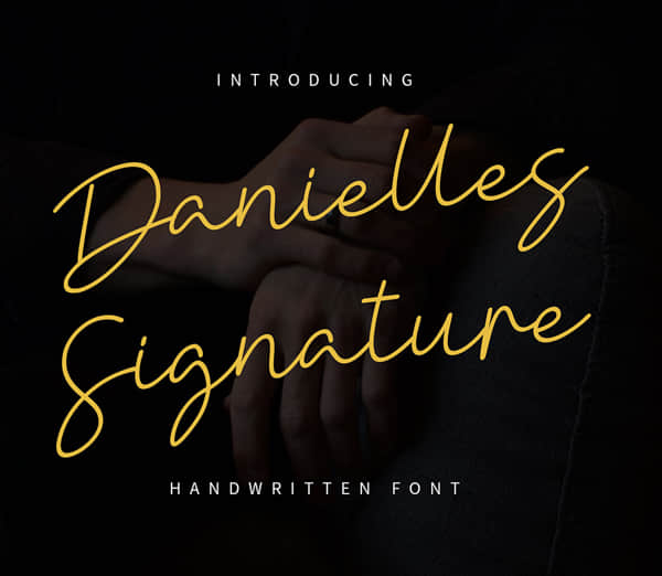 Danielle Signature Free Font