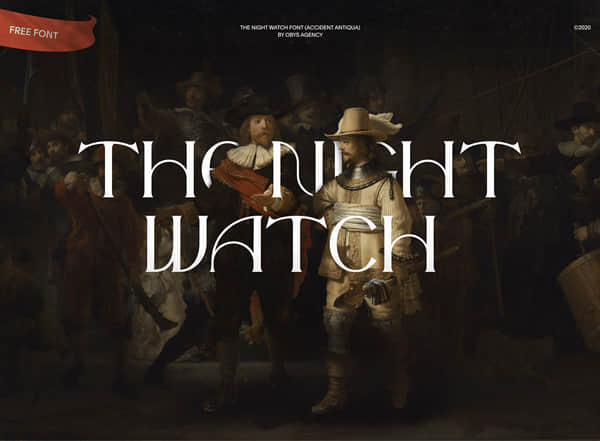 The Night Watch Free Font